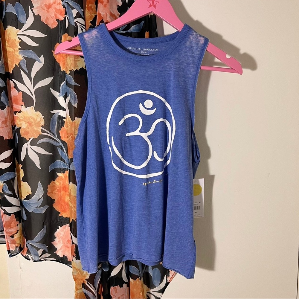 spiritual gangster om paradise muscle tank